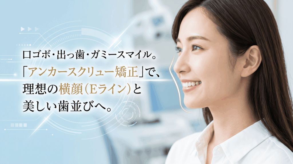 アンカースクリュー矯正